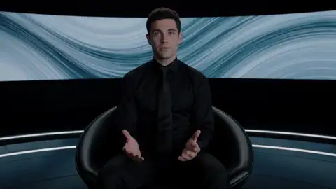 Futuristic Talk Show — Kling 4.0