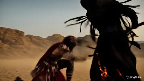 Hyper-Kinetic Desert Combat — Kling 4.0