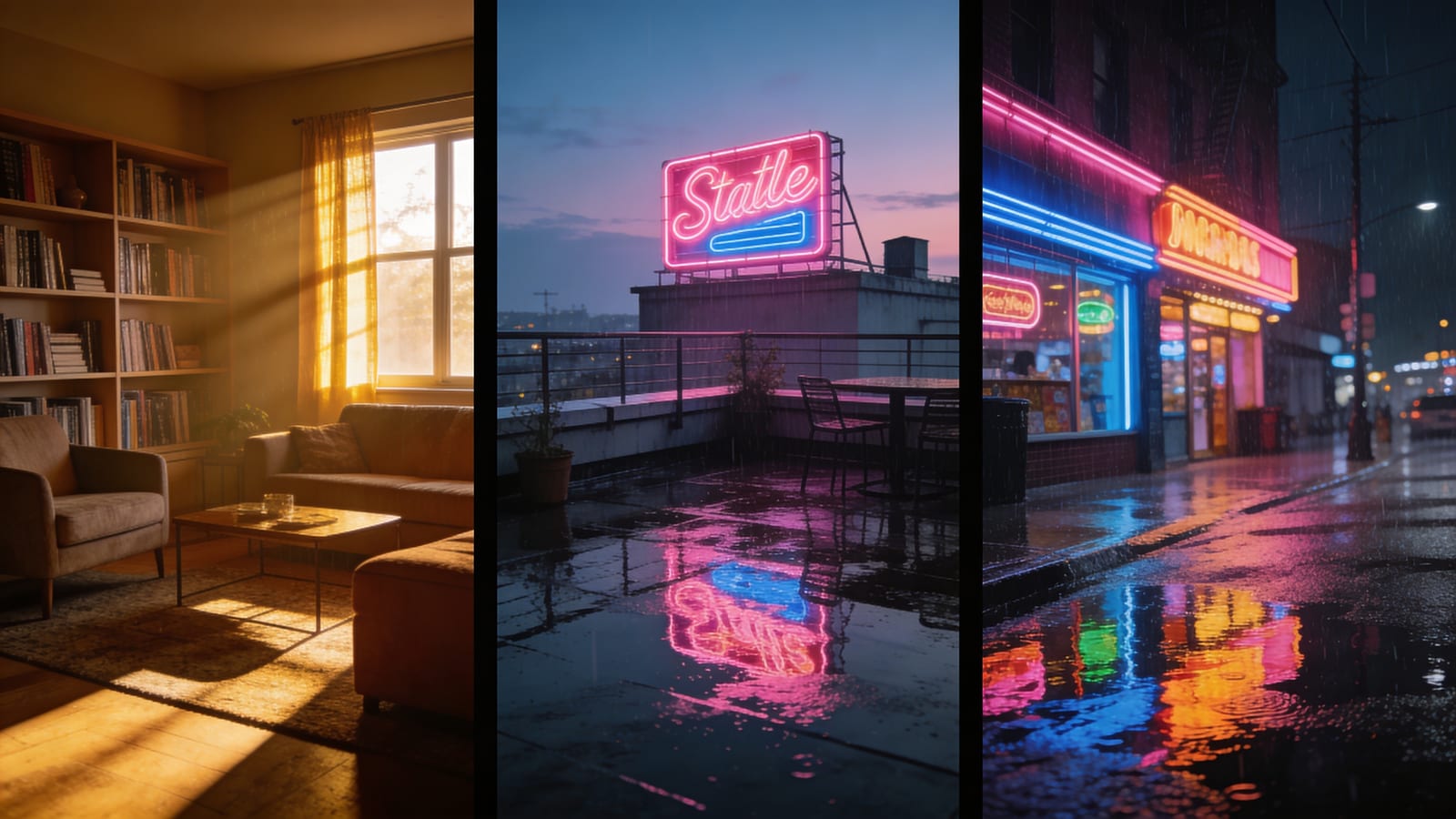 Cinematic scene reference library