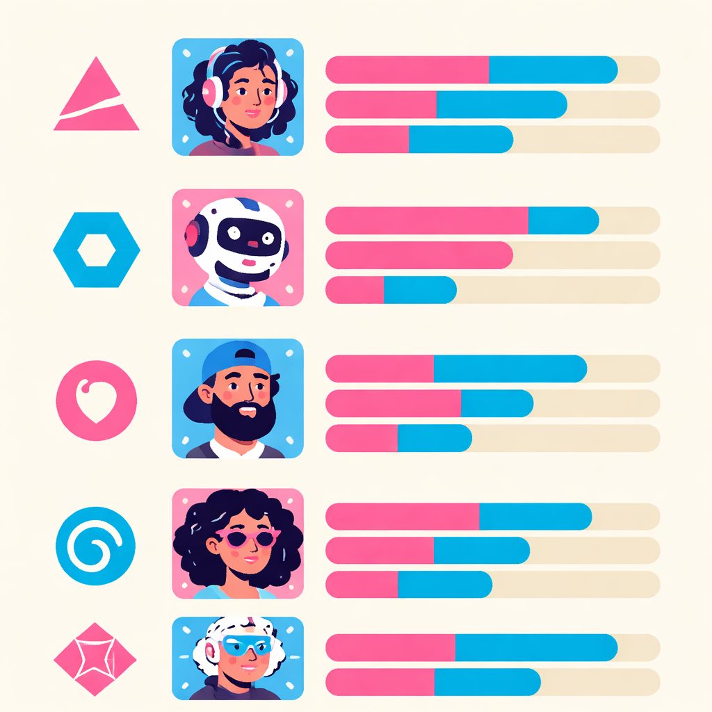 Comparing what stays fixed and what gets swapped between rounds of a series