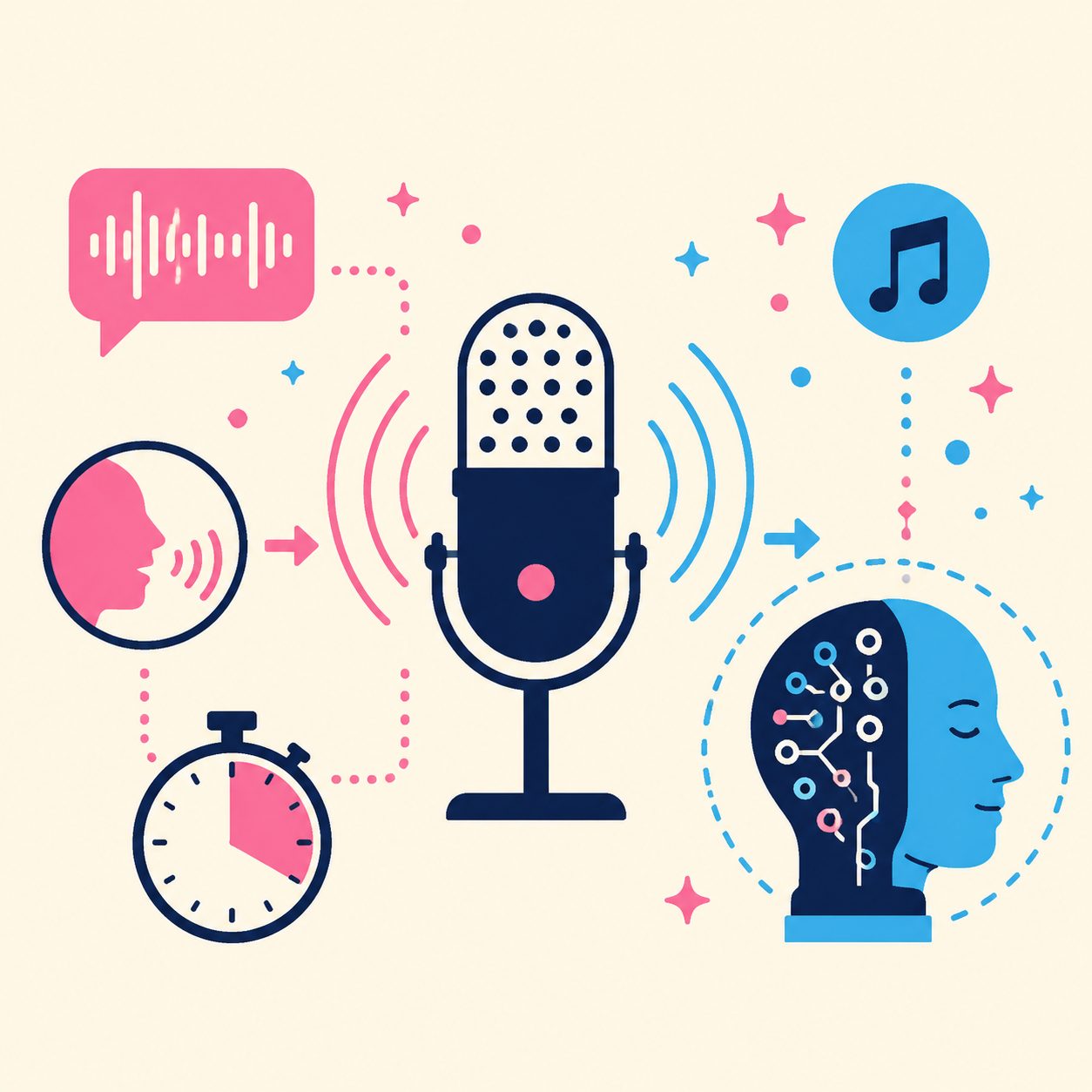 Suno V5.5 voice clone 阶段示意