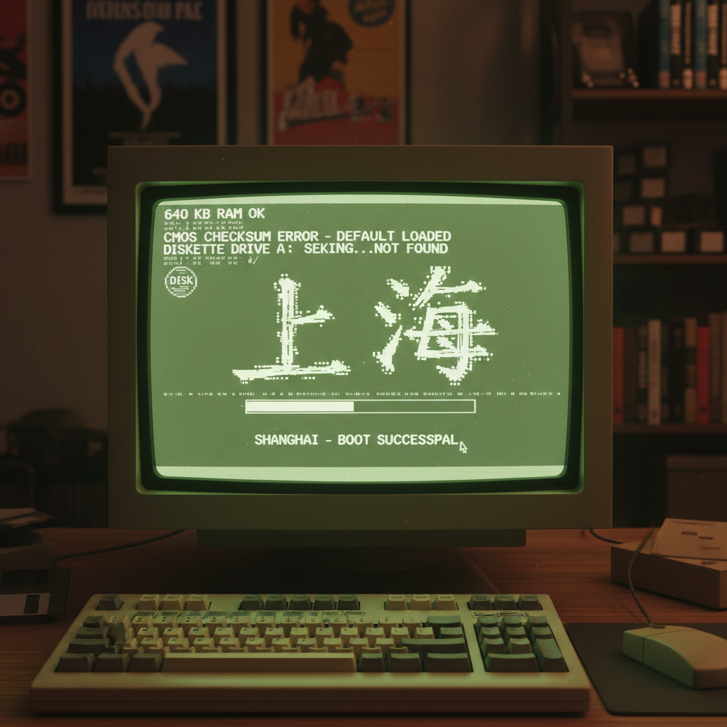 Art Style: 复古CRT电脑启动屏幕 (Gemini Example 17) - Gemini
