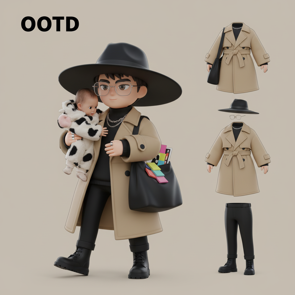 Character: 名画人物 OOTD (Gemini Example 29) - Gemini