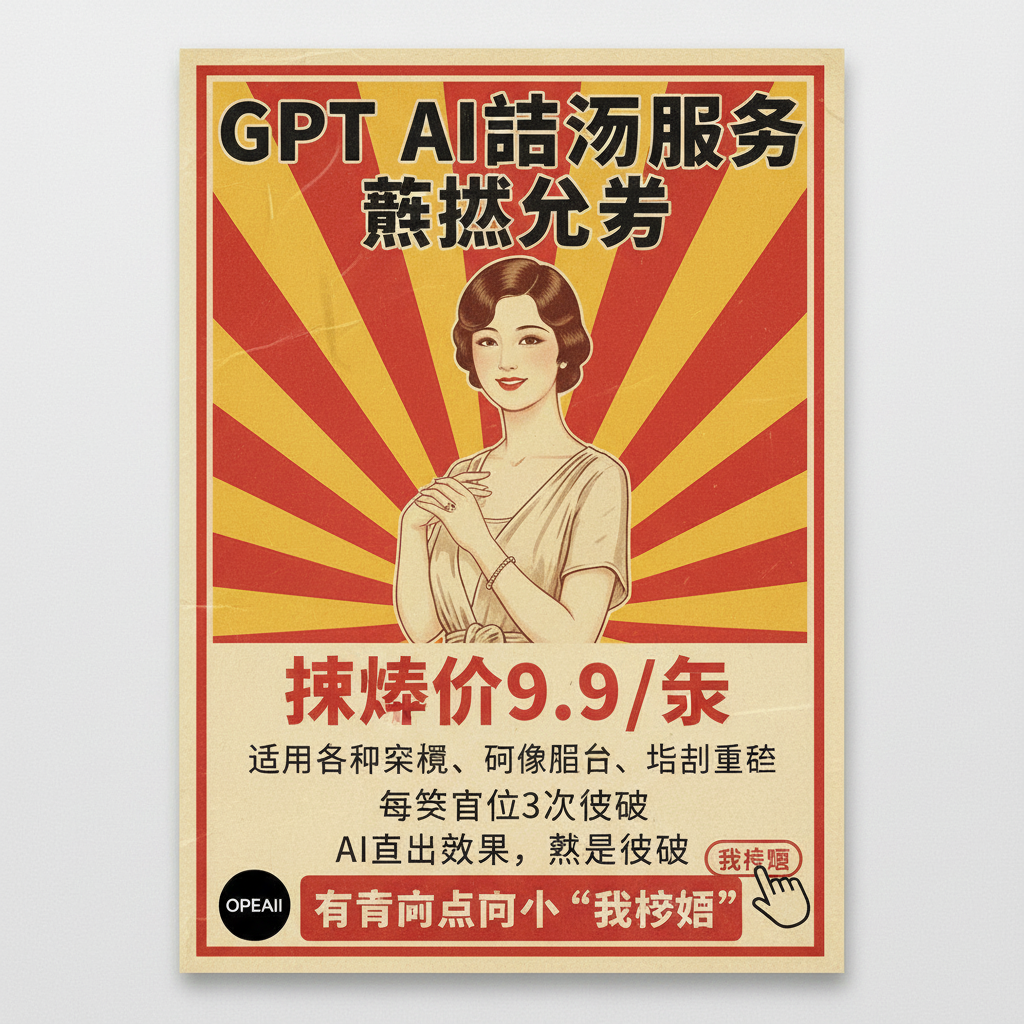 Gemini: Retro Promotional Poster