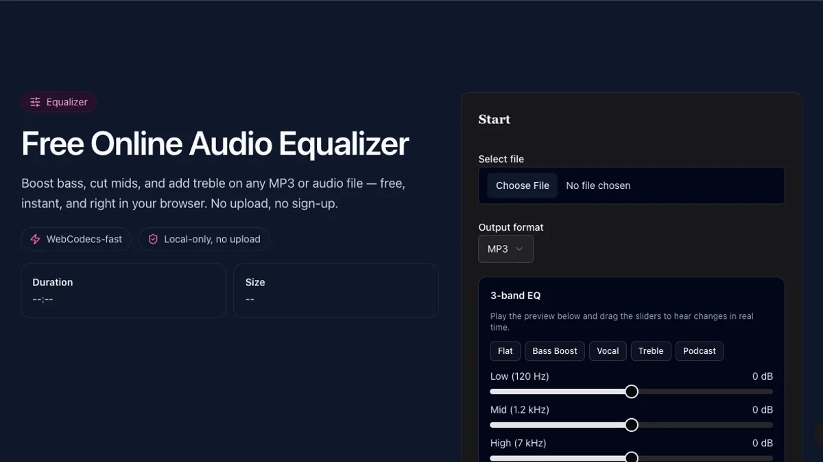 Audio Equalizer